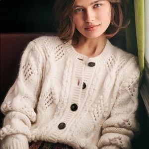 Sezane Mohair Cardigan / Eugenie Jumper